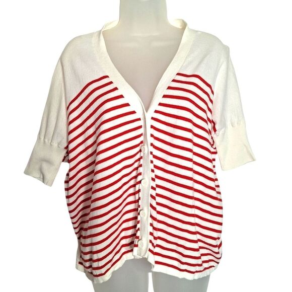 Forever 21 Womens Oversized Cardigan Sweater Button Up Classic Small P - Picture 1 of 11